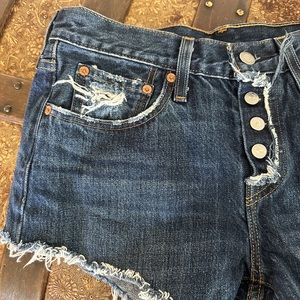 Levi 501 Mid-rise Cutoff Shorts